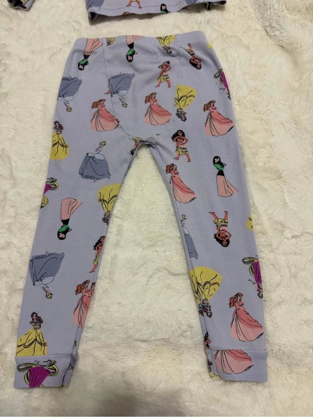 3 set bundle: Gap 3T Girls Pajama Set Long Sleeve Princess, Hearts, Bunny Print